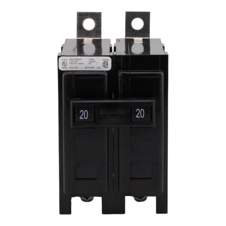 Eaton BAB2020, 20A, 120/240V, 2-Pole, 10kAIC, Quicklag Industrial Thermal-Magnetic Circuit Breaker, Bolt-On - Image 2