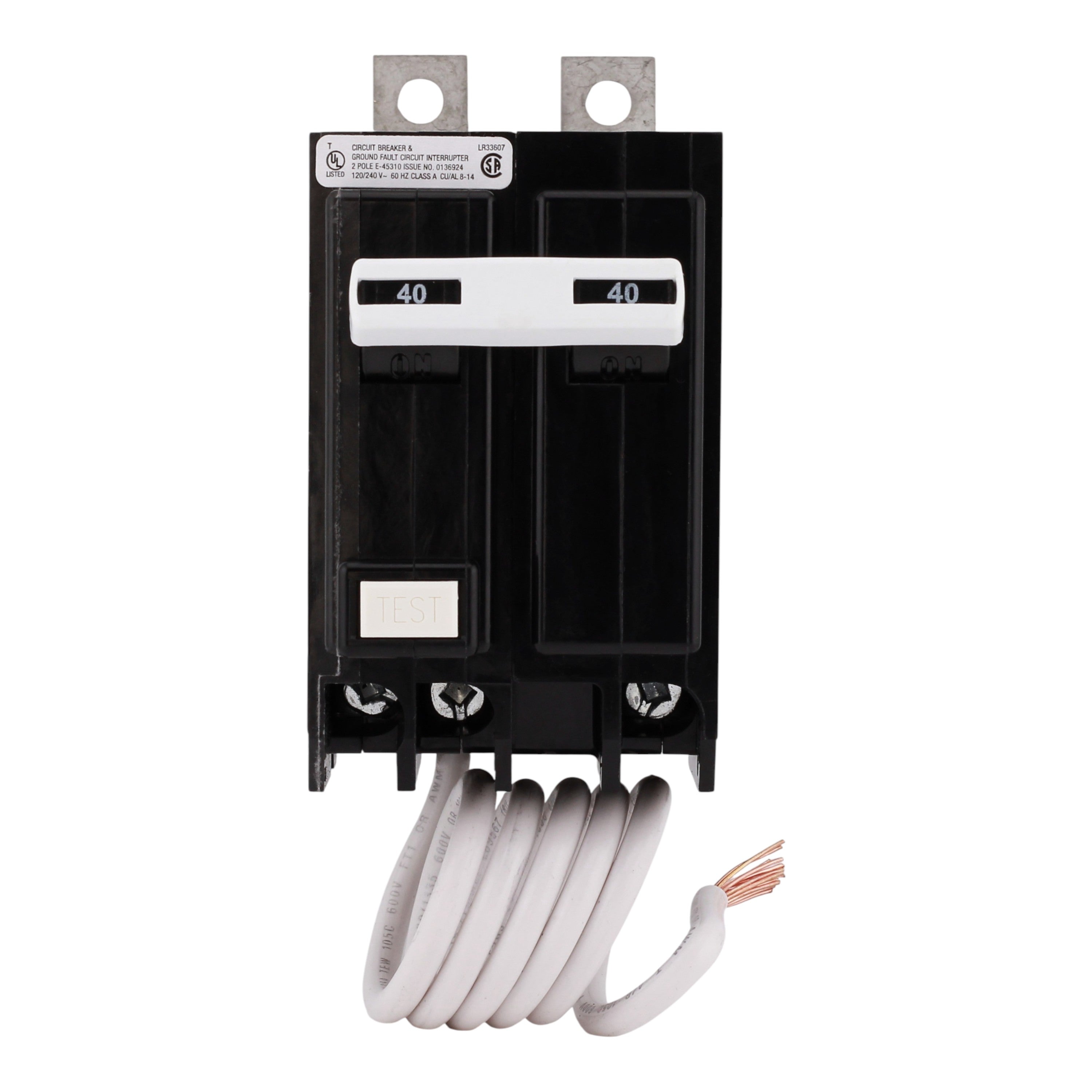 Eaton QB QBGFT2040 40A 2P 120/240V GFCI 5mA Bolt-On Circuit Breaker - Image 4