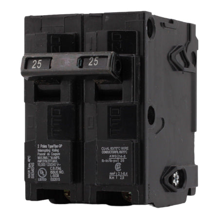 Siemens Q225 25 Amp Double Pole 240V Plug-In Standard Trip Circuit Breaker UL - Image 3