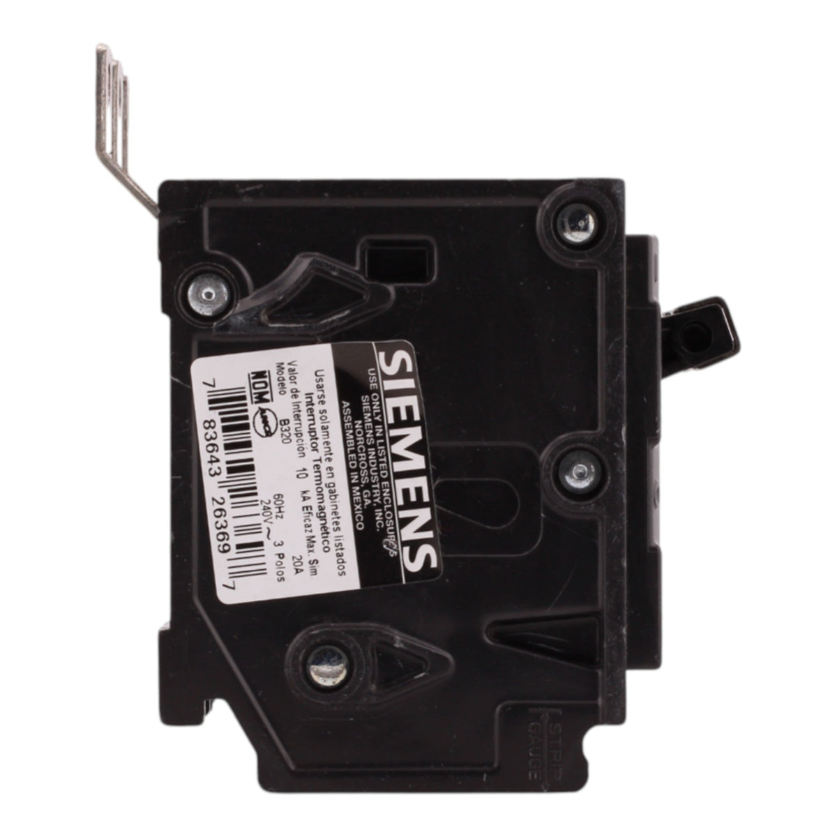 Siemens BL B320 20A 3P 240V Thermal Magnetic Circuit Breaker - Image 4