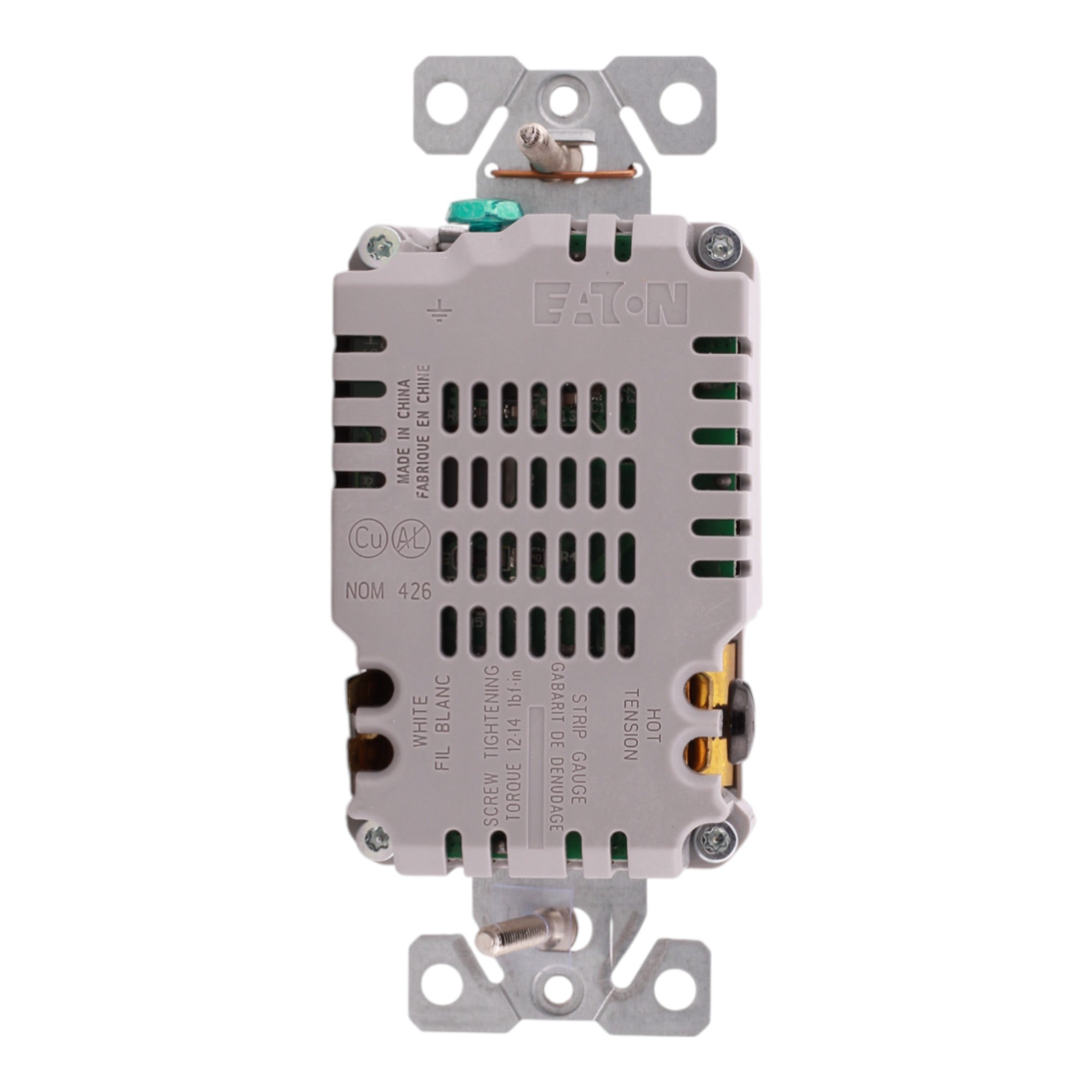 Eaton TR7765W 15A 125V USB Charger Duplex Receptacle White Flush Mount - Image 9