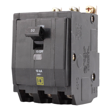 Square D QOB350 50 Amp 3 Pole 240V Standard Trip Bolt-On Circuit Breaker UL - Image 3