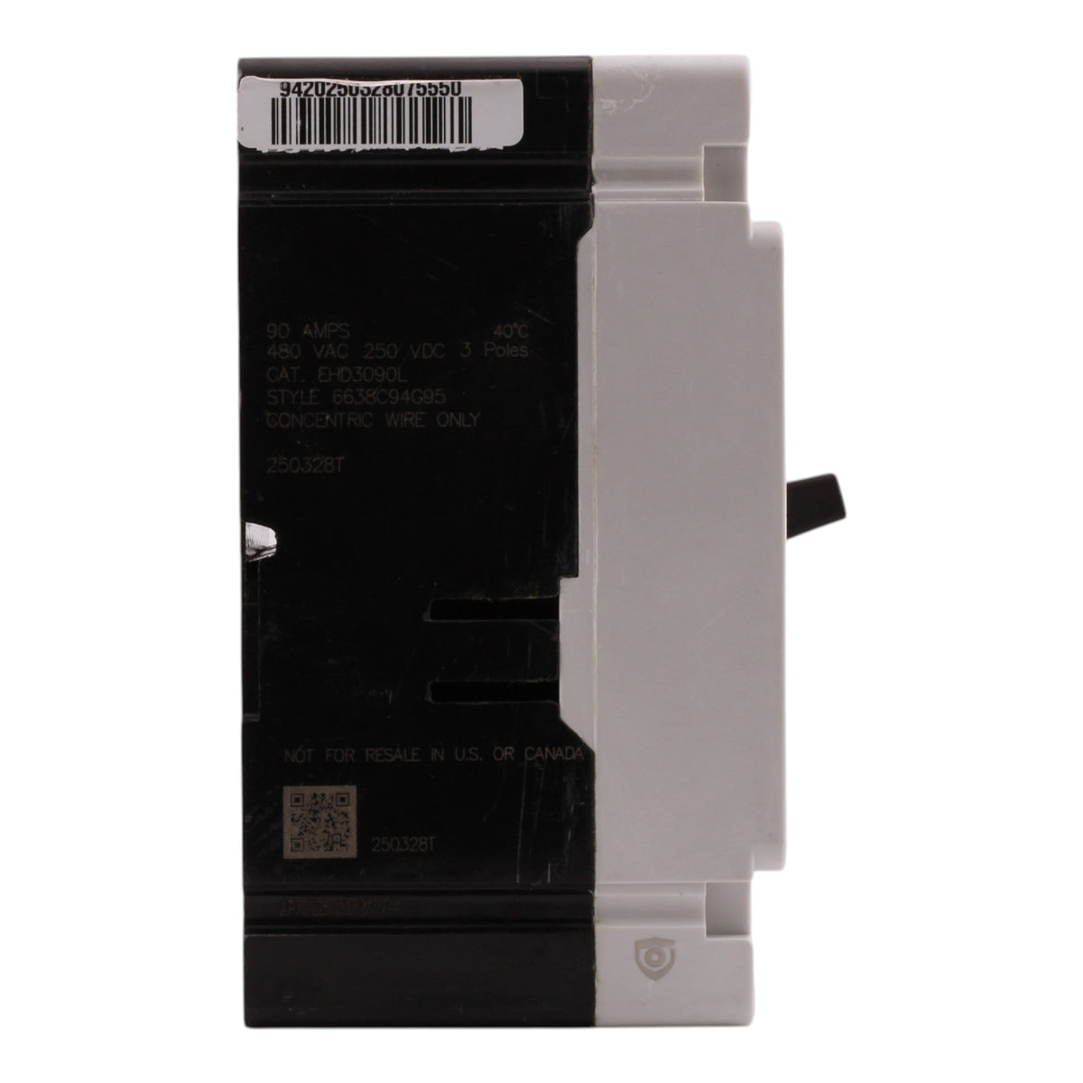 Eaton EHD EHD3090L 90A 3P 240/480V Molded Case Circuit Breaker - Image 4