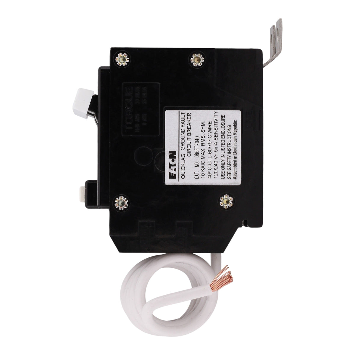Eaton QB QBGFT2040 40A 2P 120/240V GFCI 5mA Bolt-On Circuit Breaker - Image 7