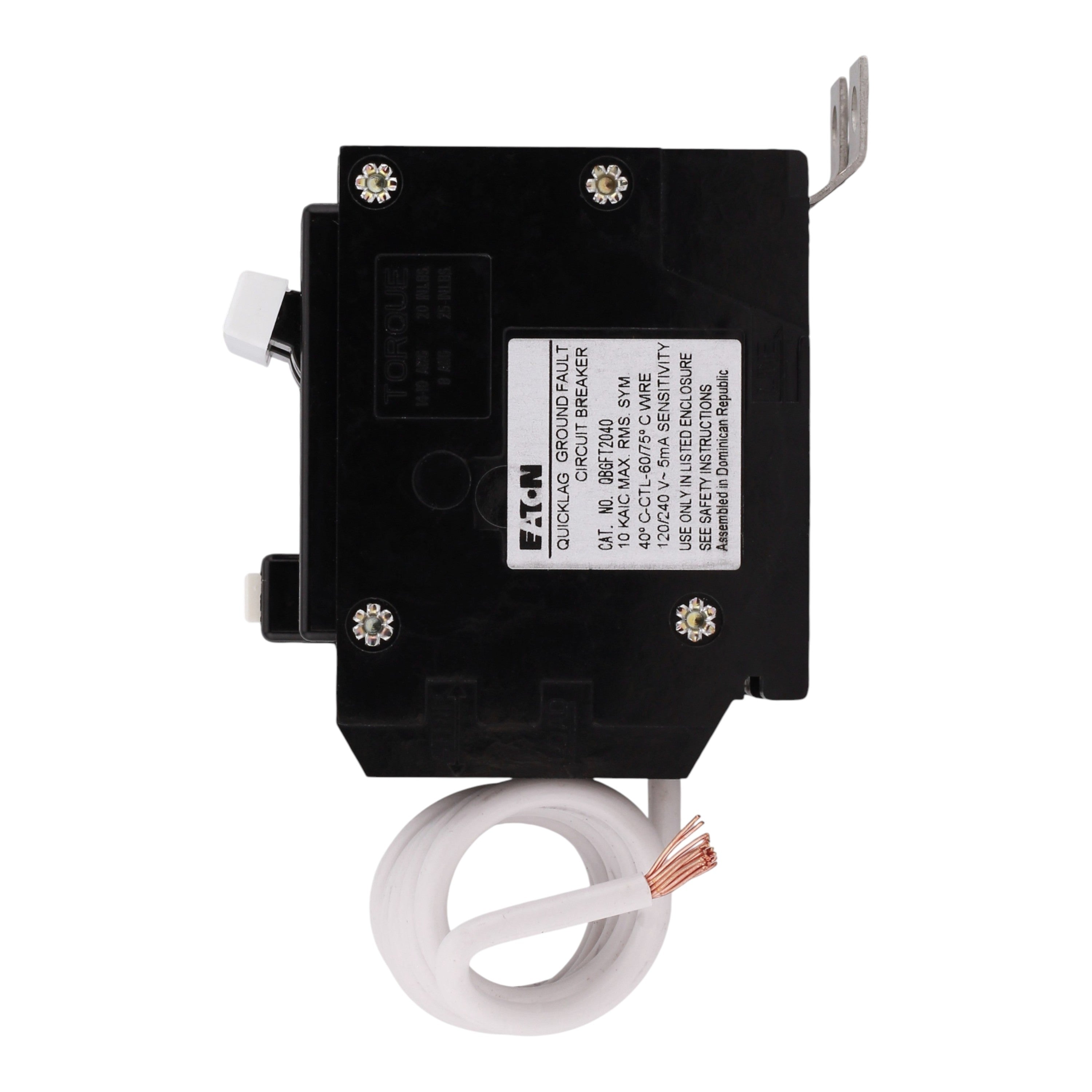 Eaton QB QBGFT2040 40A 2P 120/240V GFCI 5mA Bolt-On Circuit Breaker - Image 7