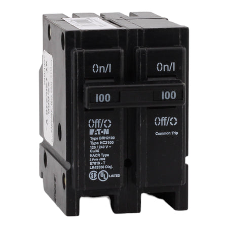 Eaton BRH2100 100 Amp Double Pole 240V Plug-In Standard Trip Circuit Breaker UL - Image 3