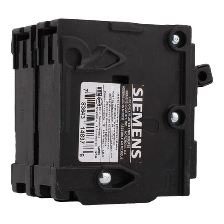 Siemens Q225 25 Amp Double Pole 240V Plug-In Standard Trip Circuit Breaker UL - Image 5