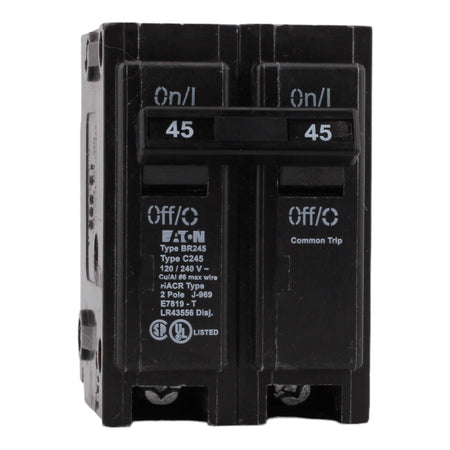 Eaton BR BR245 45A 2P 120/240V Circuit Breaker - Image 2