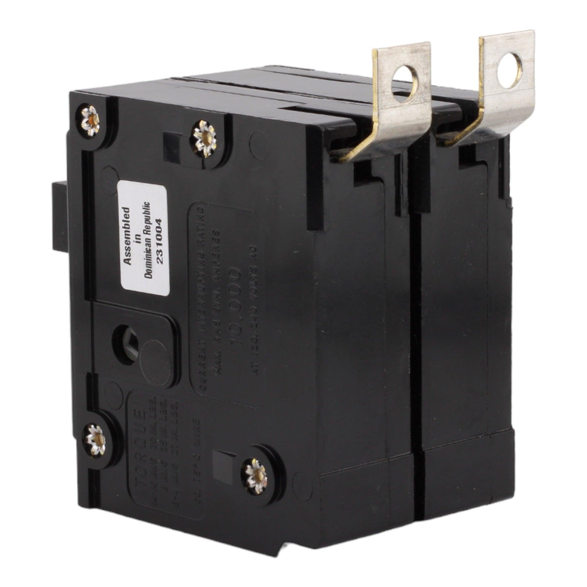 Eaton BAB2020, 20A, 120/240V, 2-Pole, 10kAIC, Quicklag Industrial Thermal-Magnetic Circuit Breaker, Bolt-On - Image 6