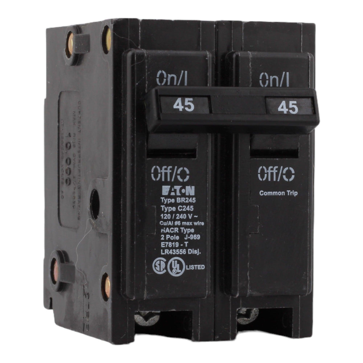 Eaton BR BR245 45A 2P 120/240V Circuit Breaker