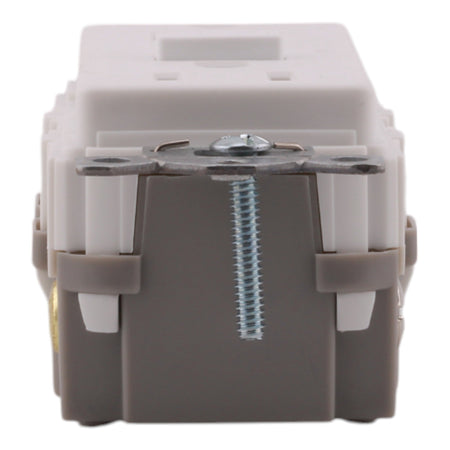 Hubbell GFT15W 15A Tamper-Resistant White GFCI Receptacle - Image 4