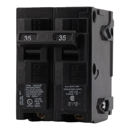 Siemens Q235 35 Amp Double Pole Circuit Breaker, Thermal Magnetic Trip, 120/240V, Plug-In, UL Listed - Image 3