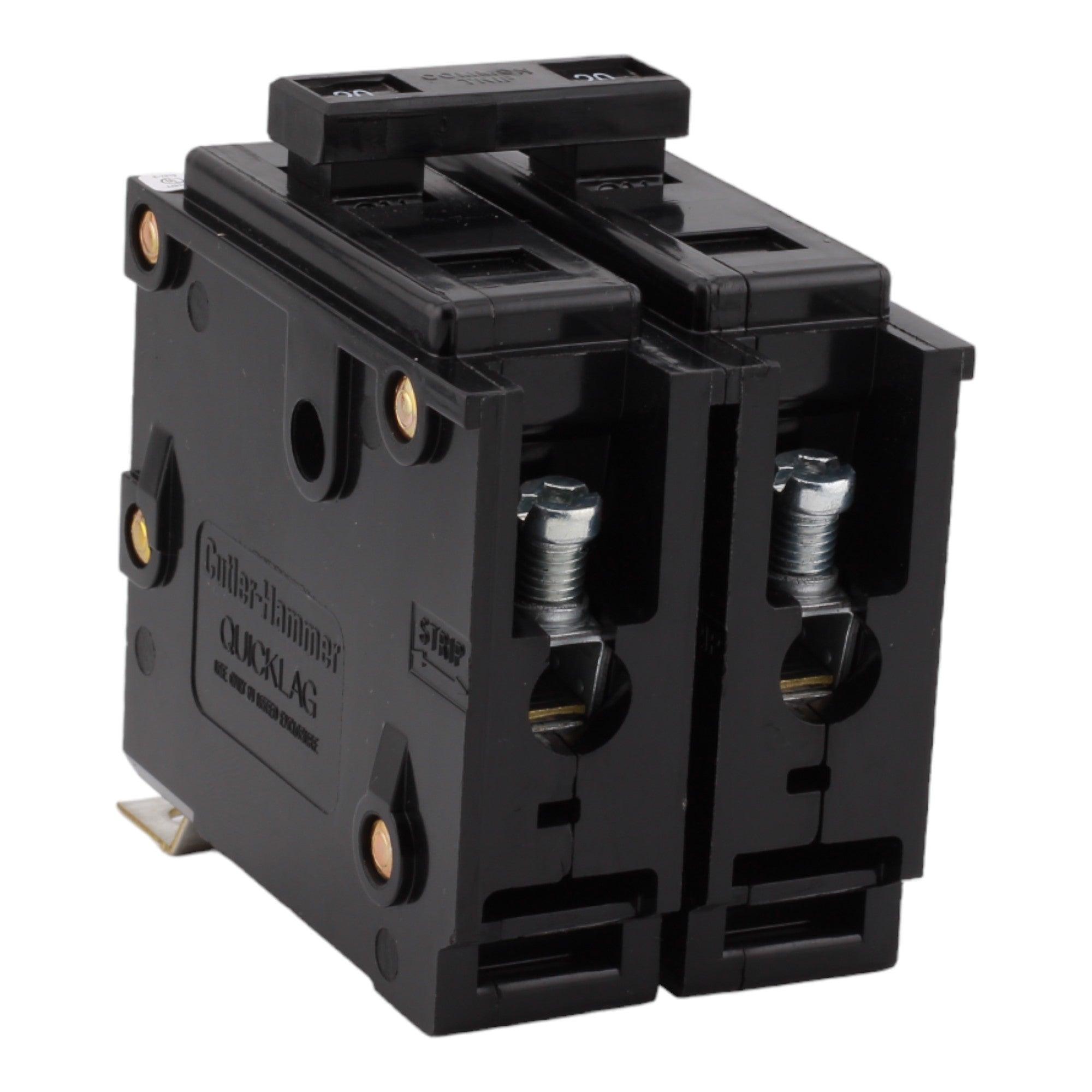 Eaton BAB2020, 20A, 120/240V, 2-Pole, 10kAIC, Quicklag Industrial Thermal-Magnetic Circuit Breaker, Bolt-On - Image 7