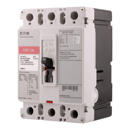 Eaton EHD EHD3090L 90A 3P 240/480V Molded Case Circuit Breaker - Image 7
