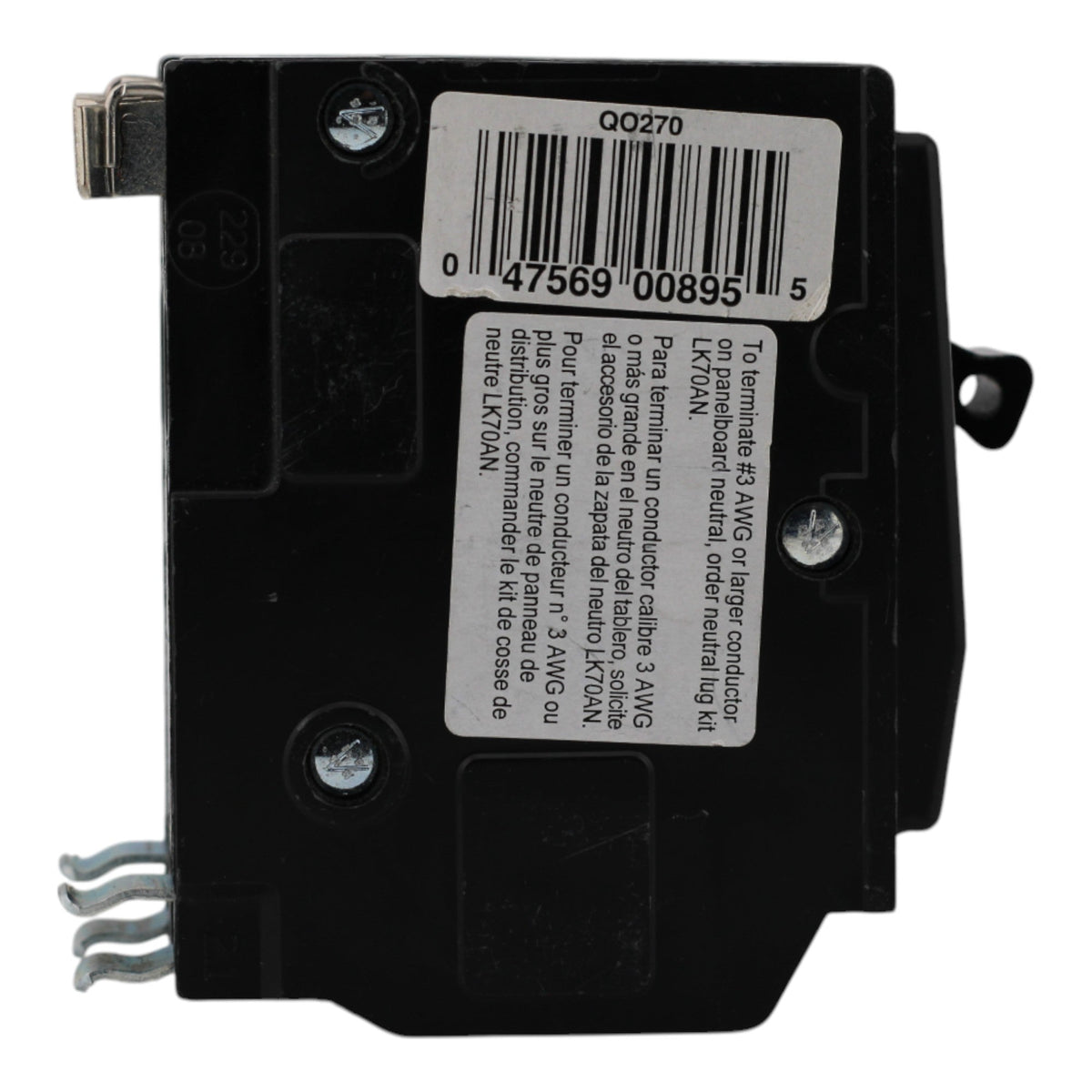 Square D QO QO270 70A 2P 120/240V Circuit Breaker - Image 3