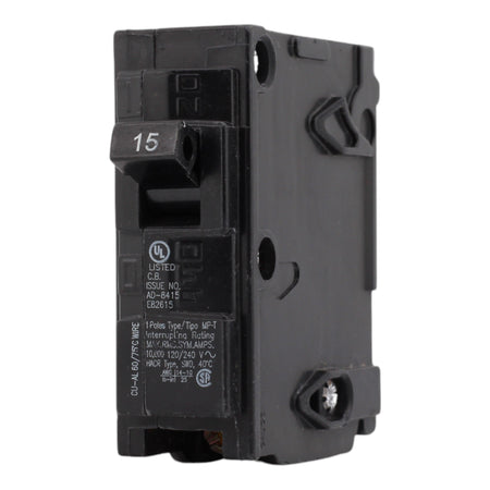 Murray MP115 15A 120V 1-Pole Miniature Thermal Magnetic Circuit Breaker, Compatible with Murray and Siemens Load Centers - Image 3