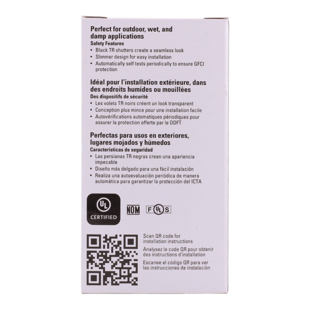 Eaton TWRGF20W 20A 125V GFCI Tamper/Weather-Resistant Slim Receptacle - Image 4