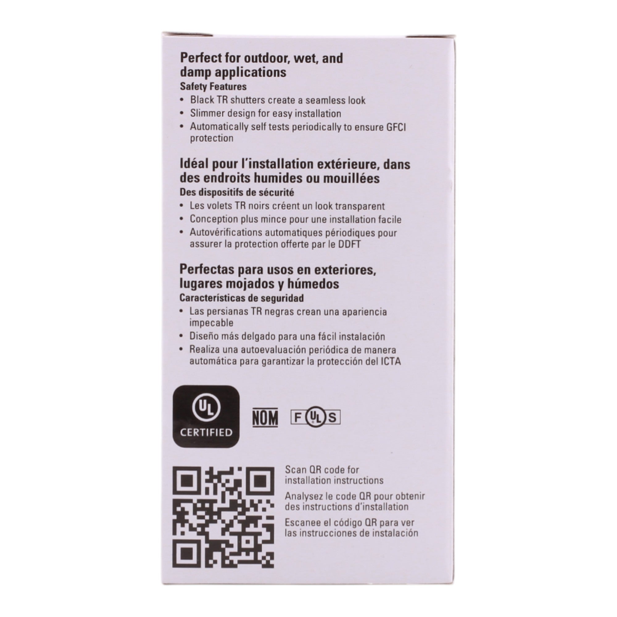 Eaton TWRGF20W 20A 125V GFCI Tamper/Weather-Resistant Slim Receptacle - Image 4