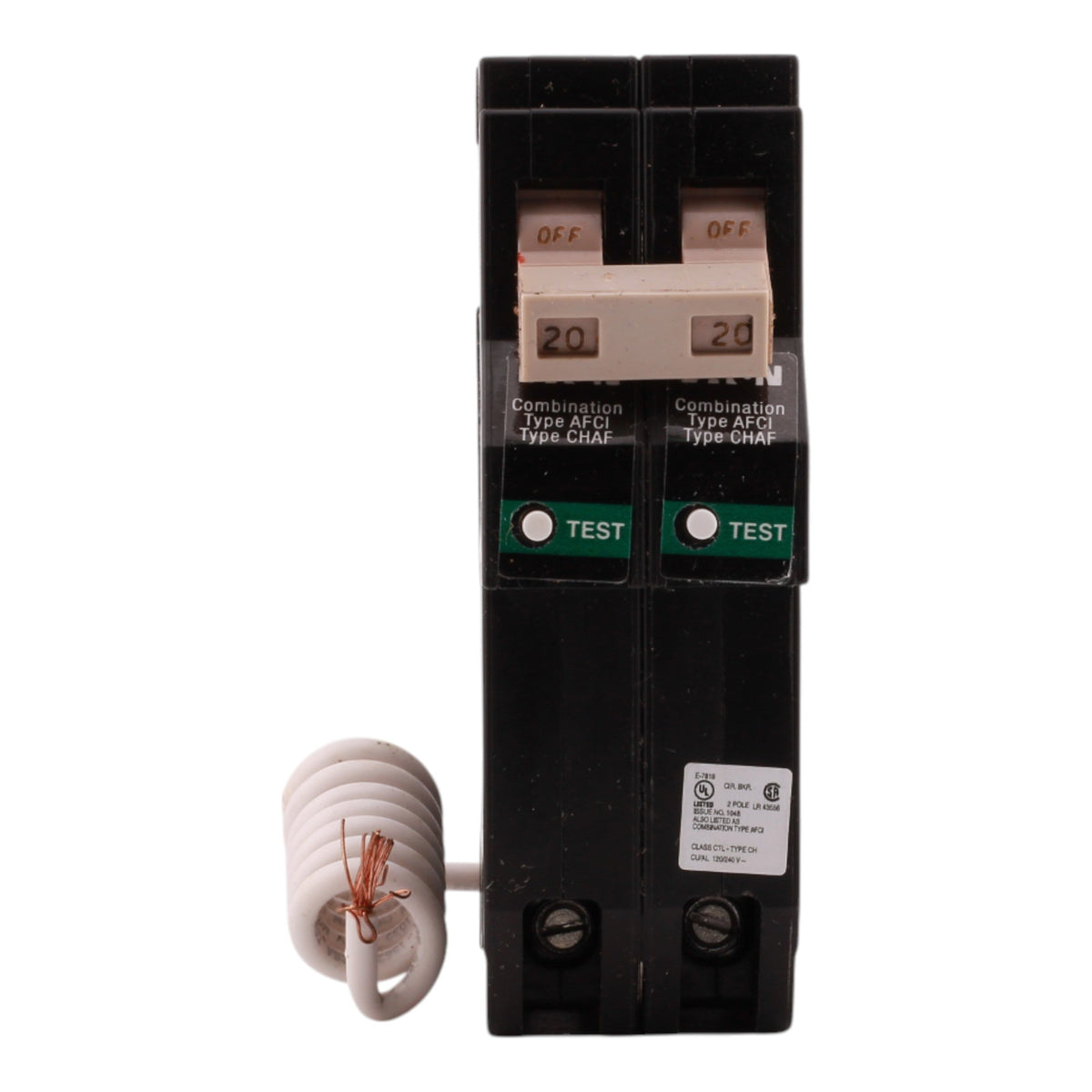 Eaton CH CHN220CAF 20A 2P 120/240V AFCI Circuit Breaker - Image 3