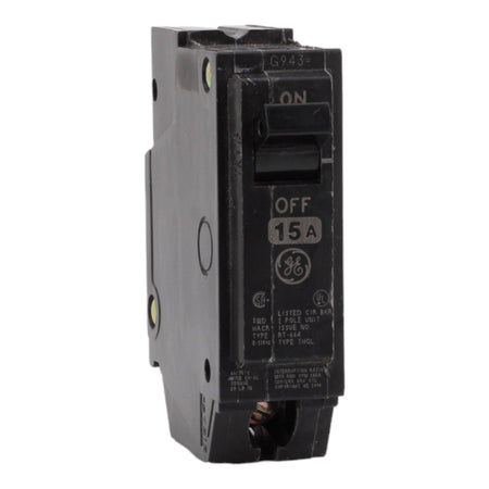 GE THQL1115 15 Amp Single Pole Circuit Breaker - 120/240V, Plug-In, UL Listed - Image 3