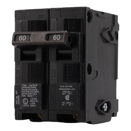 Siemens QP, Q260, 60A, 2P, 120/240V, Thermal Magnetic, Circuit Breaker - Image 3