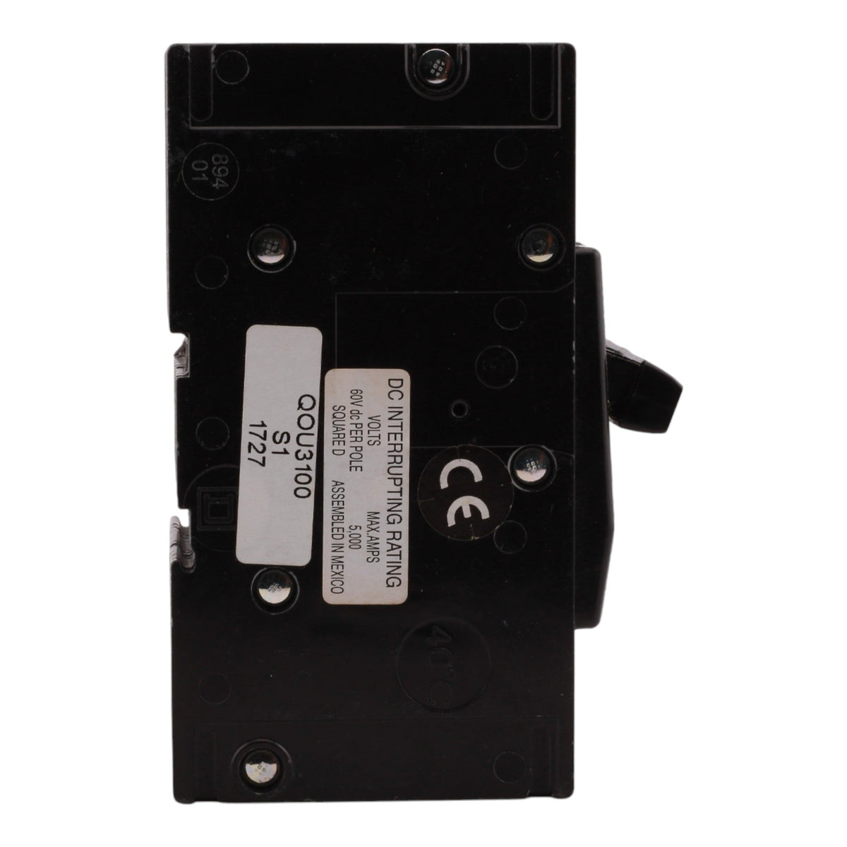 Schneider QOU3100 100A 3P 240V 10kA Miniature Circuit Breaker - Image 4