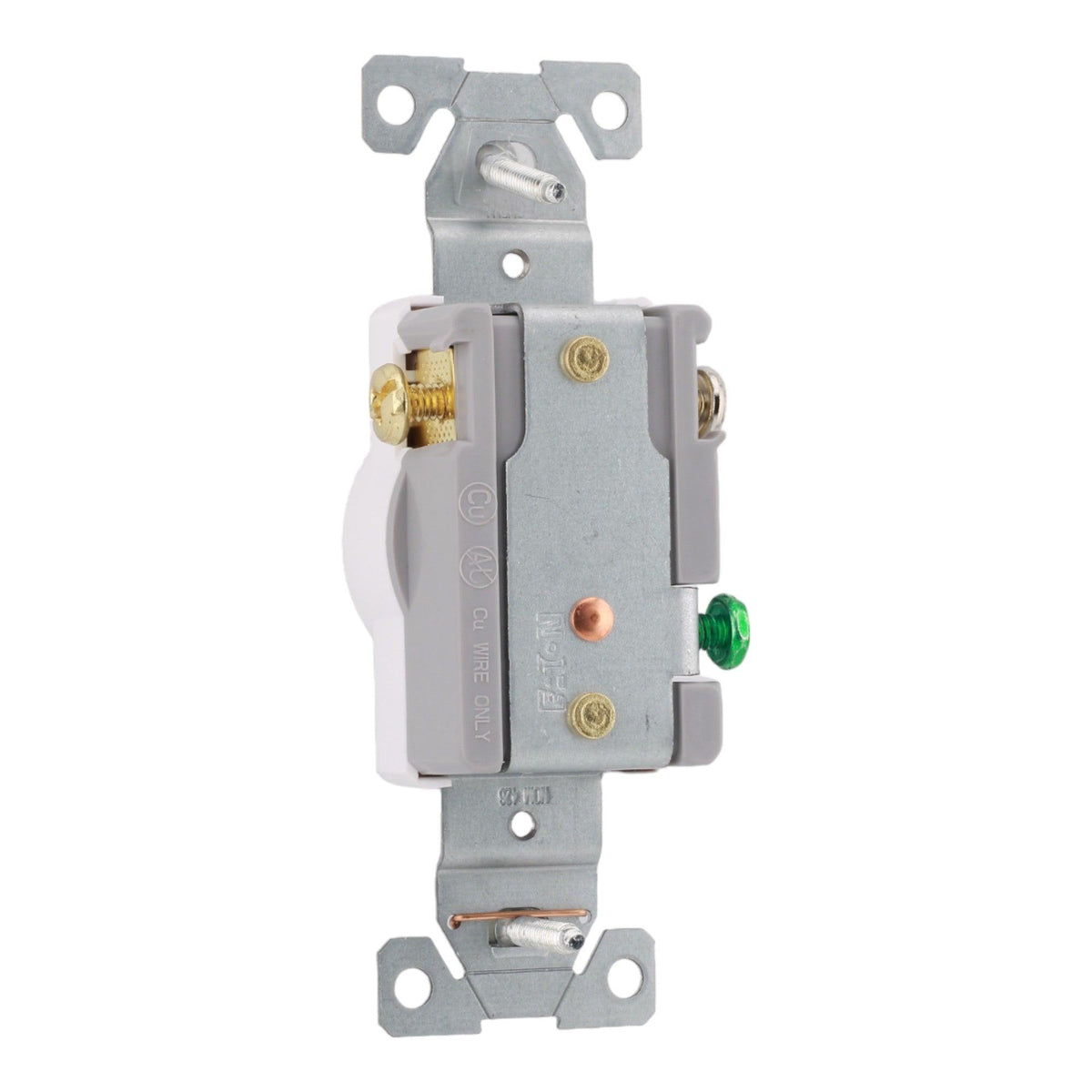 Eaton TR1877W-BXSP 20 Amp Single Tamper-Resistant Receptacle - 125V, Side-Wired, White, Commercial Grade - Image 7