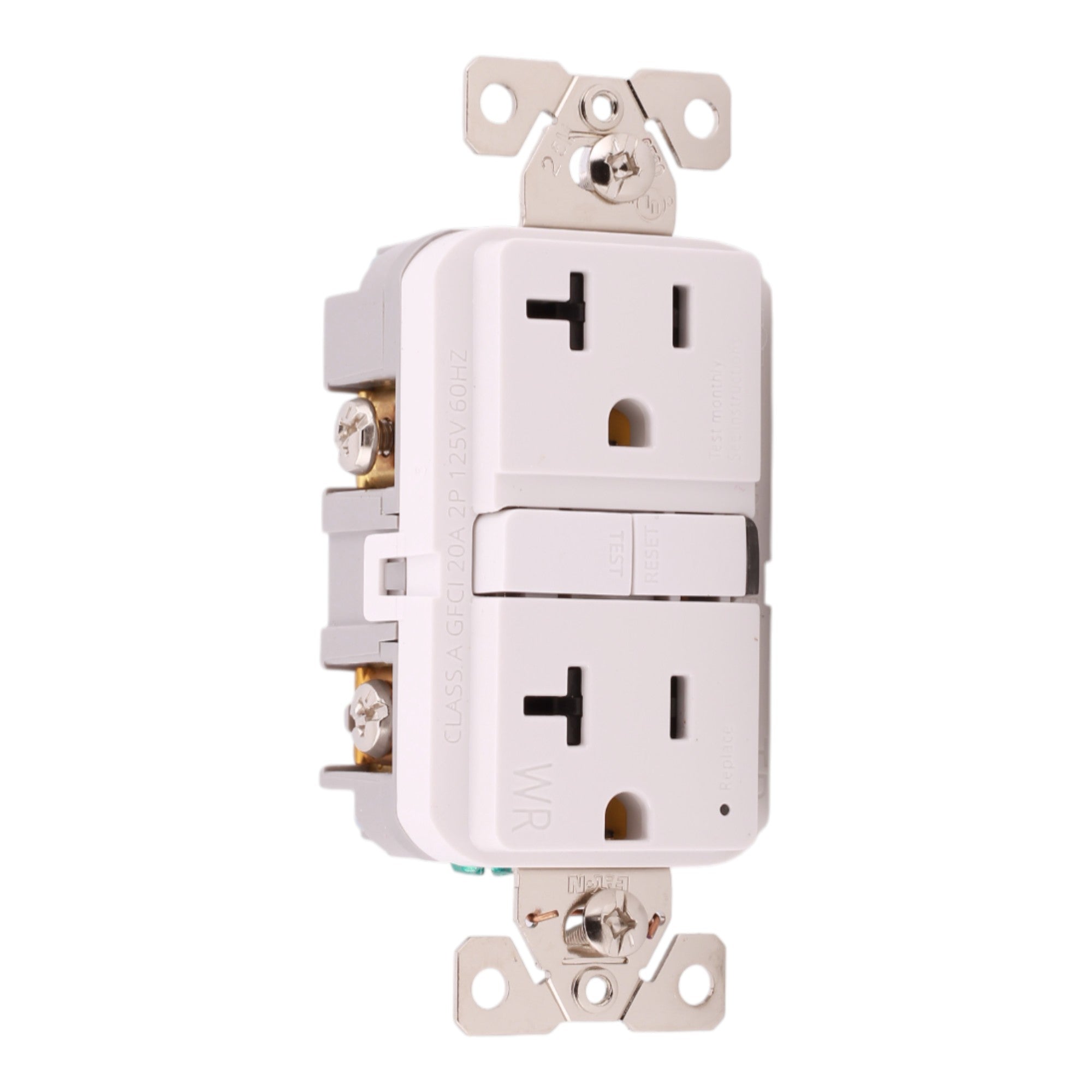 Eaton TWRGF20W 20A 125V GFCI Tamper/Weather-Resistant Slim Receptacle