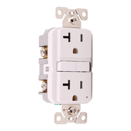 Eaton TWRGF20W 20A 125V GFCI Tamper/Weather-Resistant Slim Receptacle