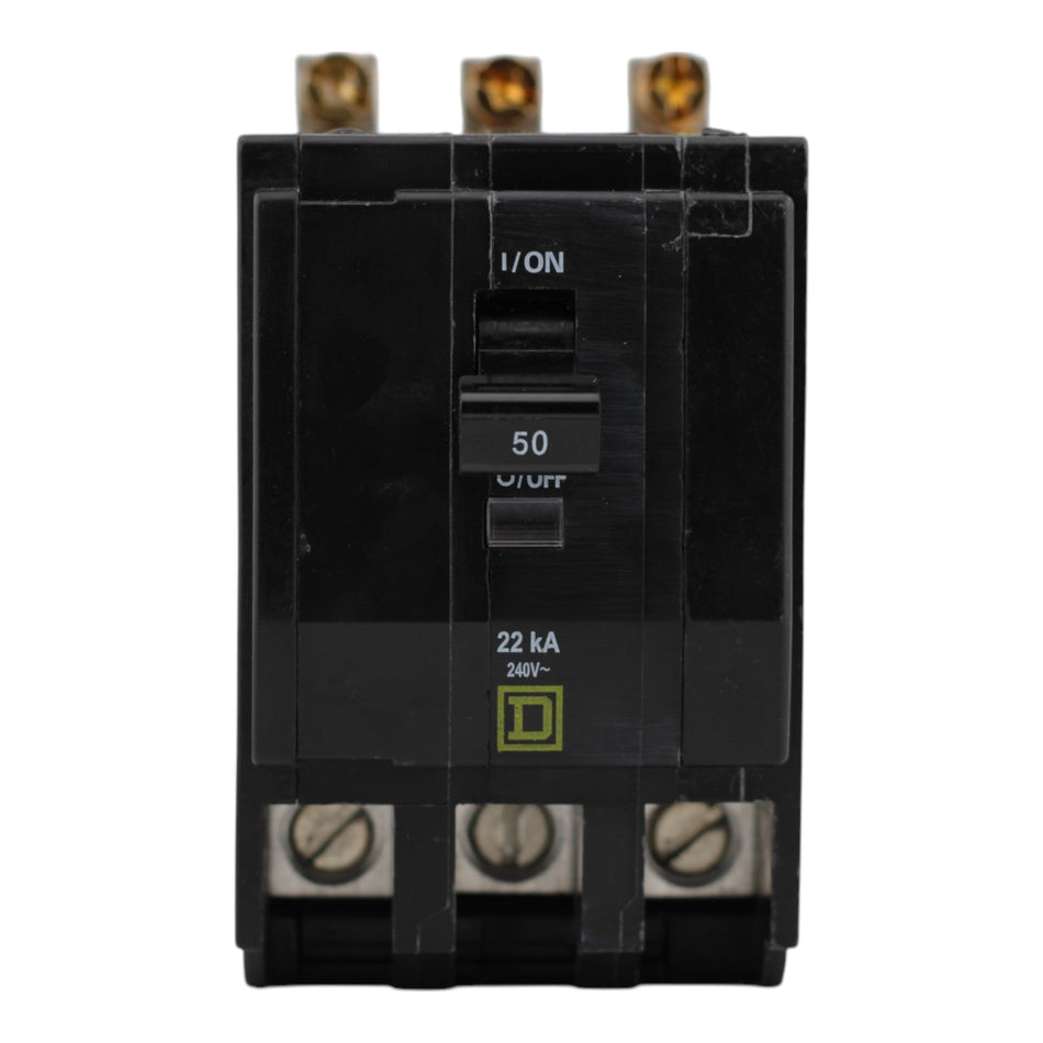 Square D QOB350VH 50A 3P 120/240V Circuit Breaker - Image 2