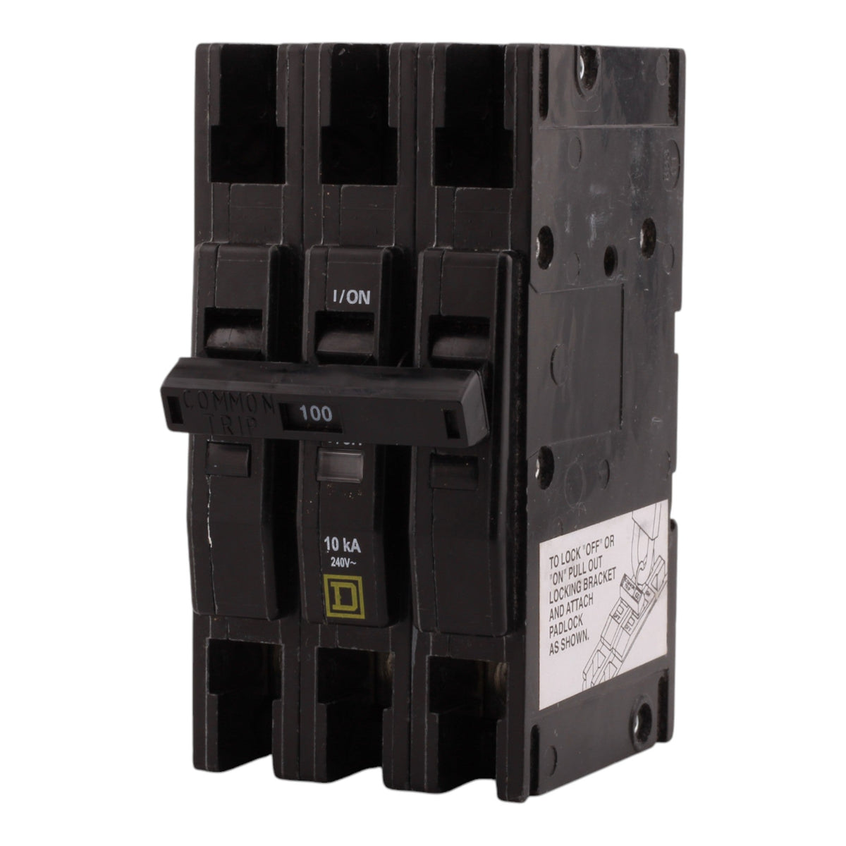 Schneider QOU3100 100A 3P 240V 10kA Miniature Circuit Breaker - Image 7