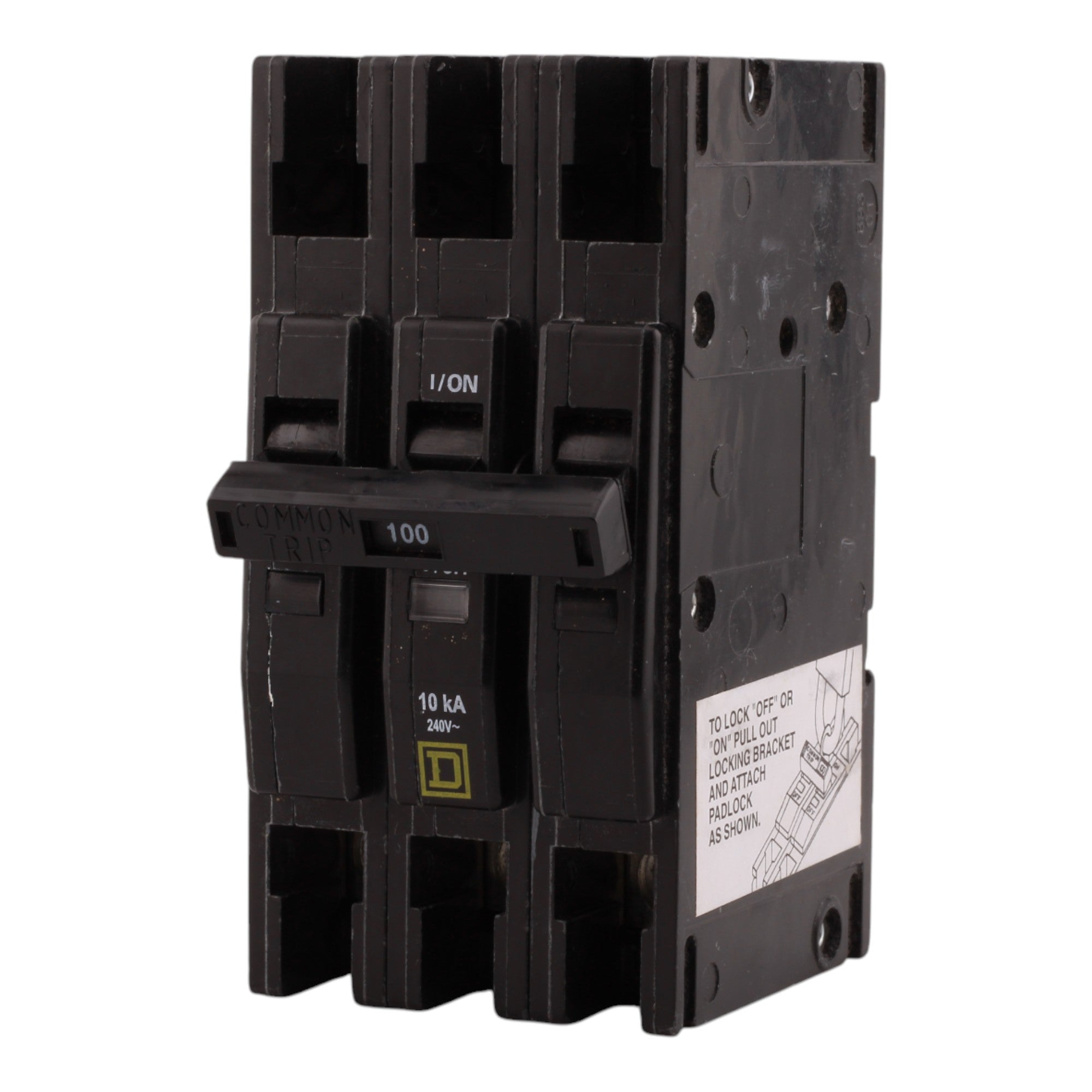 Schneider QOU3100 100A 3P 240V 10kA Miniature Circuit Breaker - Image 7
