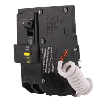 Square D QO225GFI 25 Amp Double Pole 240V Pigtail-Neutral GFCI Ground Fault Circuit Breaker UL - Image 2