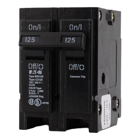 Eaton BR2125 125 Amp Double Pole 240V Plug-In Standard Trip Circuit Breaker UL - Image 3