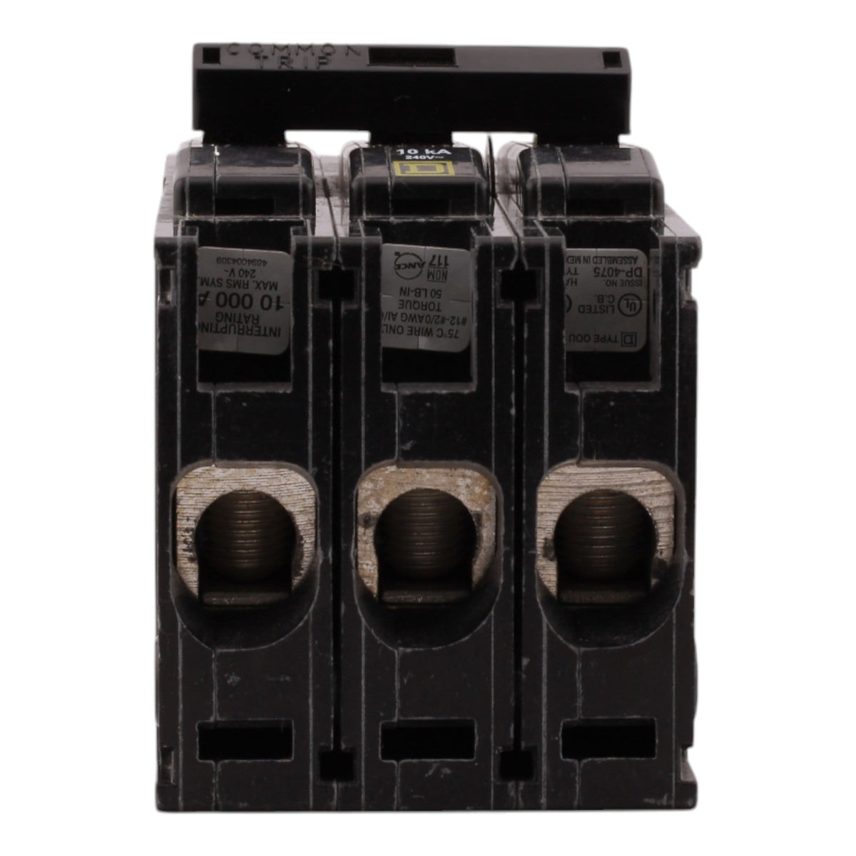 Schneider QOU3100 100A 3P 240V 10kA Miniature Circuit Breaker - Image 8