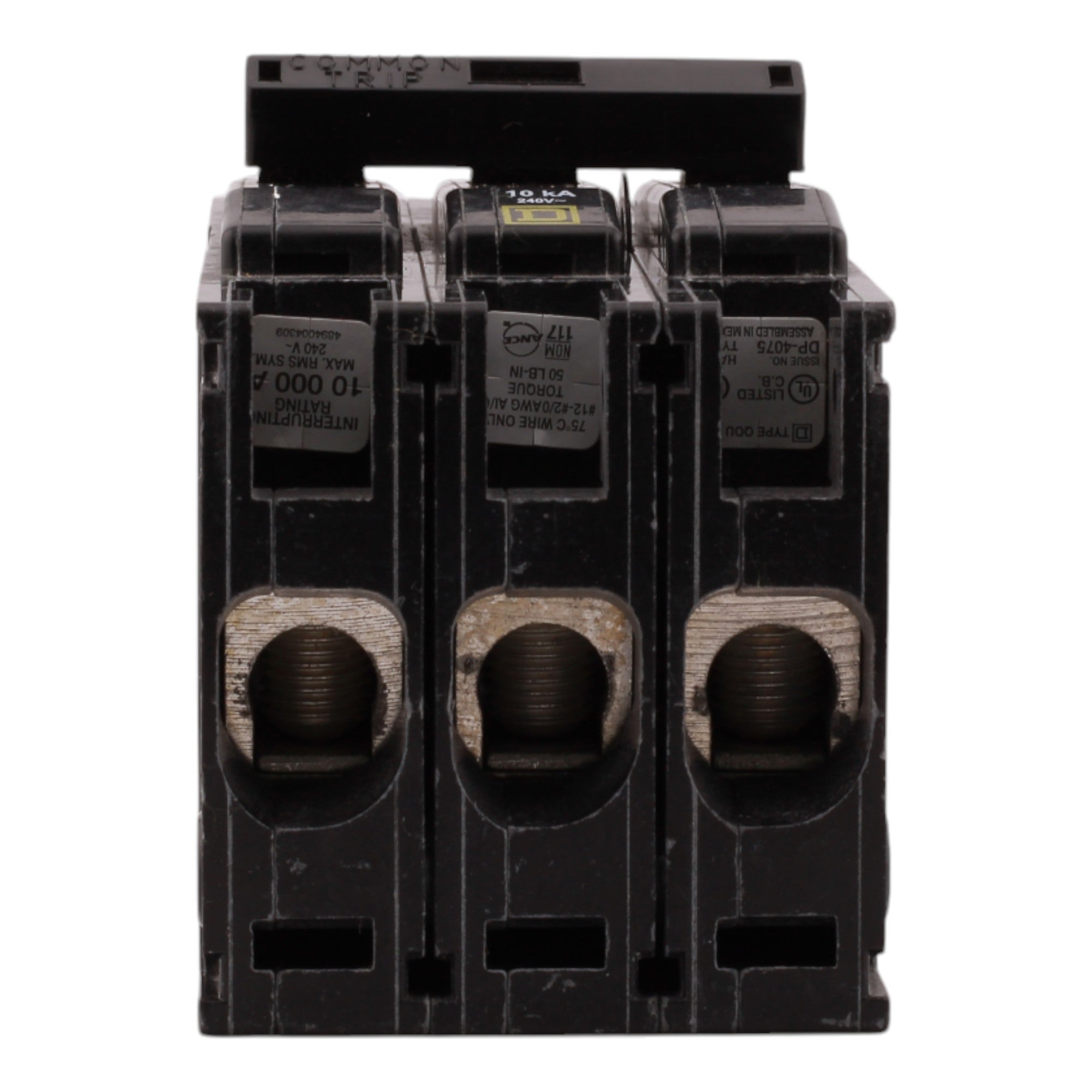 Schneider QOU3100 100A 3P 240V 10kA Miniature Circuit Breaker - Image 8