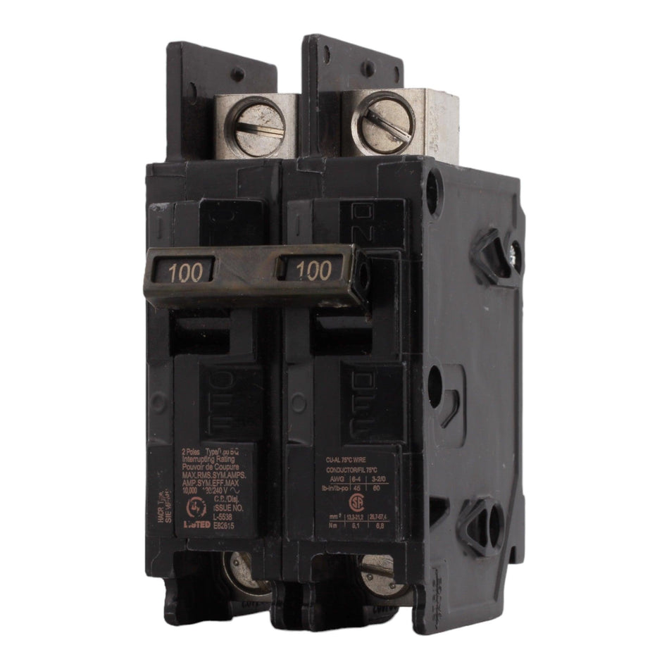Siemens BQ2B100L 100 Amp Double Pole 240V Bolt-On Standard Trip Circuit Breaker UL - Image 2