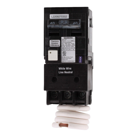 Siemens QF240A 40 Amp Double Pole 240V Pigtail-Neutral GFCI Ground Fault Circuit Breaker UL - Image 2