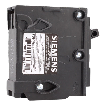 Siemens Q110 10 Amp Single Pole 120V Plug-In Standard Trip Circuit Breaker UL - Image 5