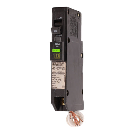 Square D QO QO120AFI 20A 1P 120V AFCI Circuit Breaker - Image 4