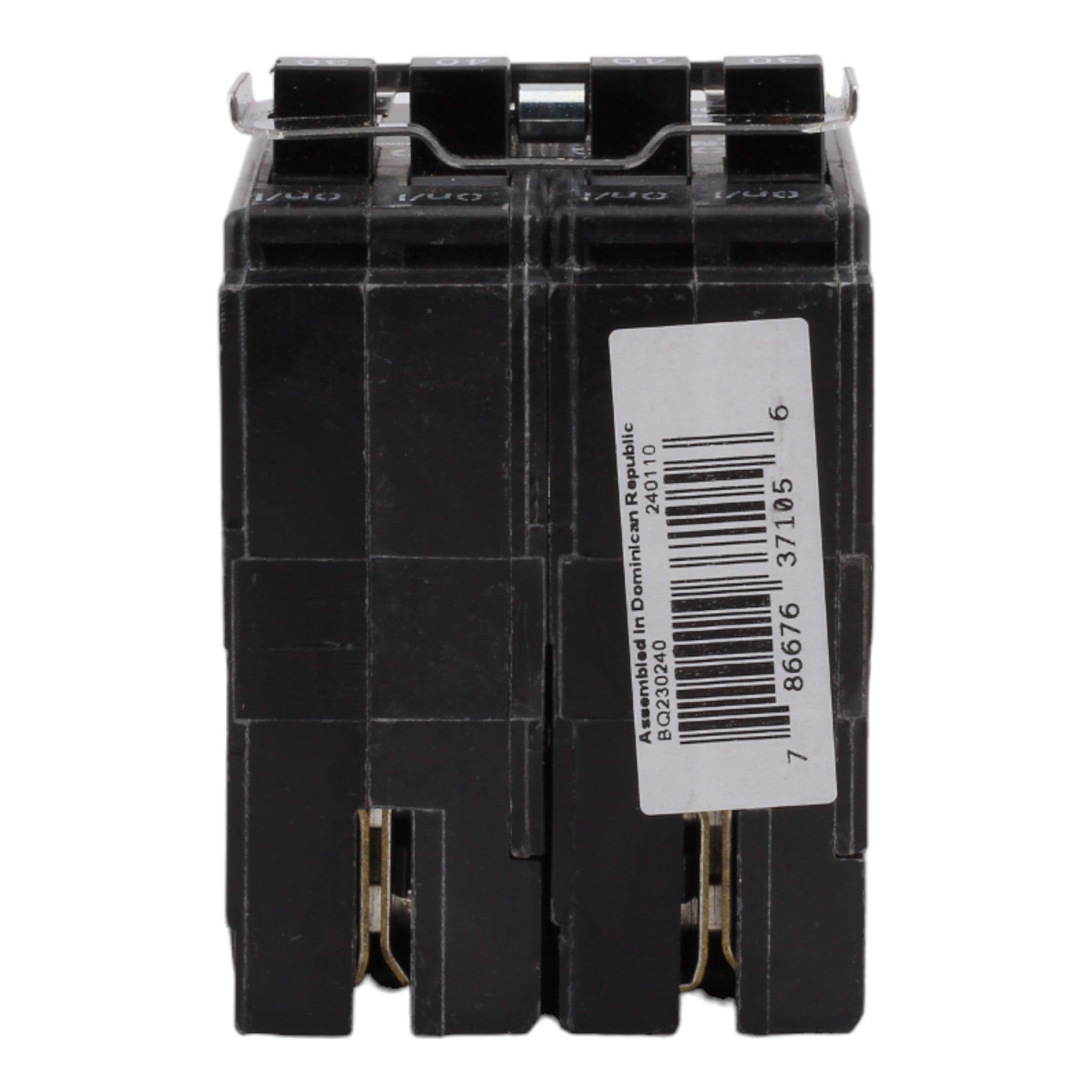 Eaton BQ230240, 30A/40A, 120/240V, 4-Pole, 10kA, Thermal Magnetic Circuit Breaker, Plug-On, for Type BR Load Centers - Image 8