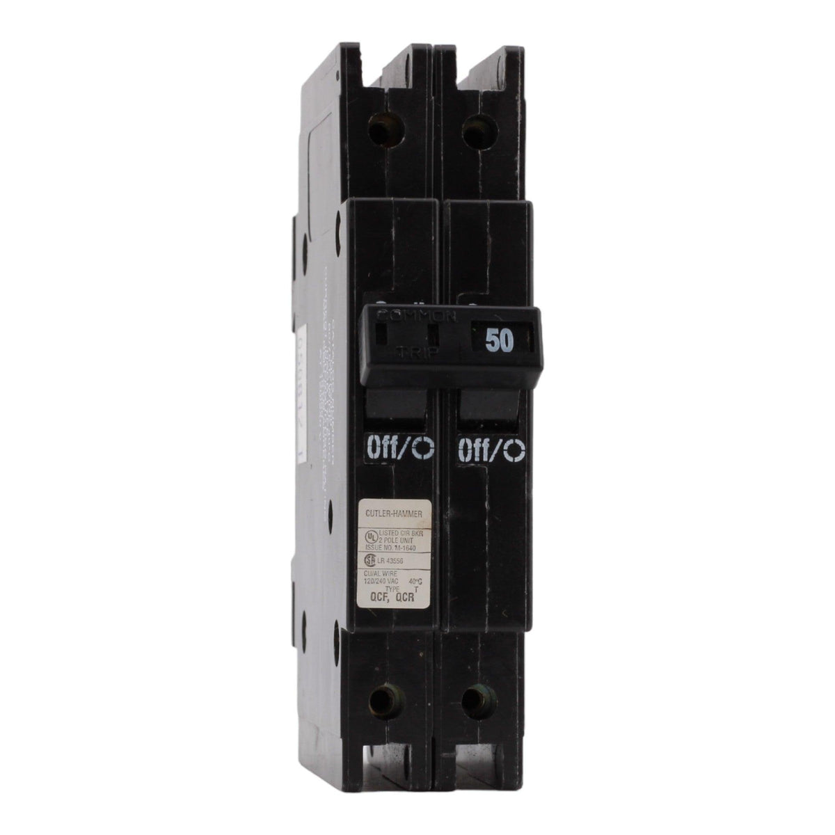 Eaton QCF2050 50 Amp Double Pole 240V Plug-In Standard Trip Circuit Breaker UL - Image 2