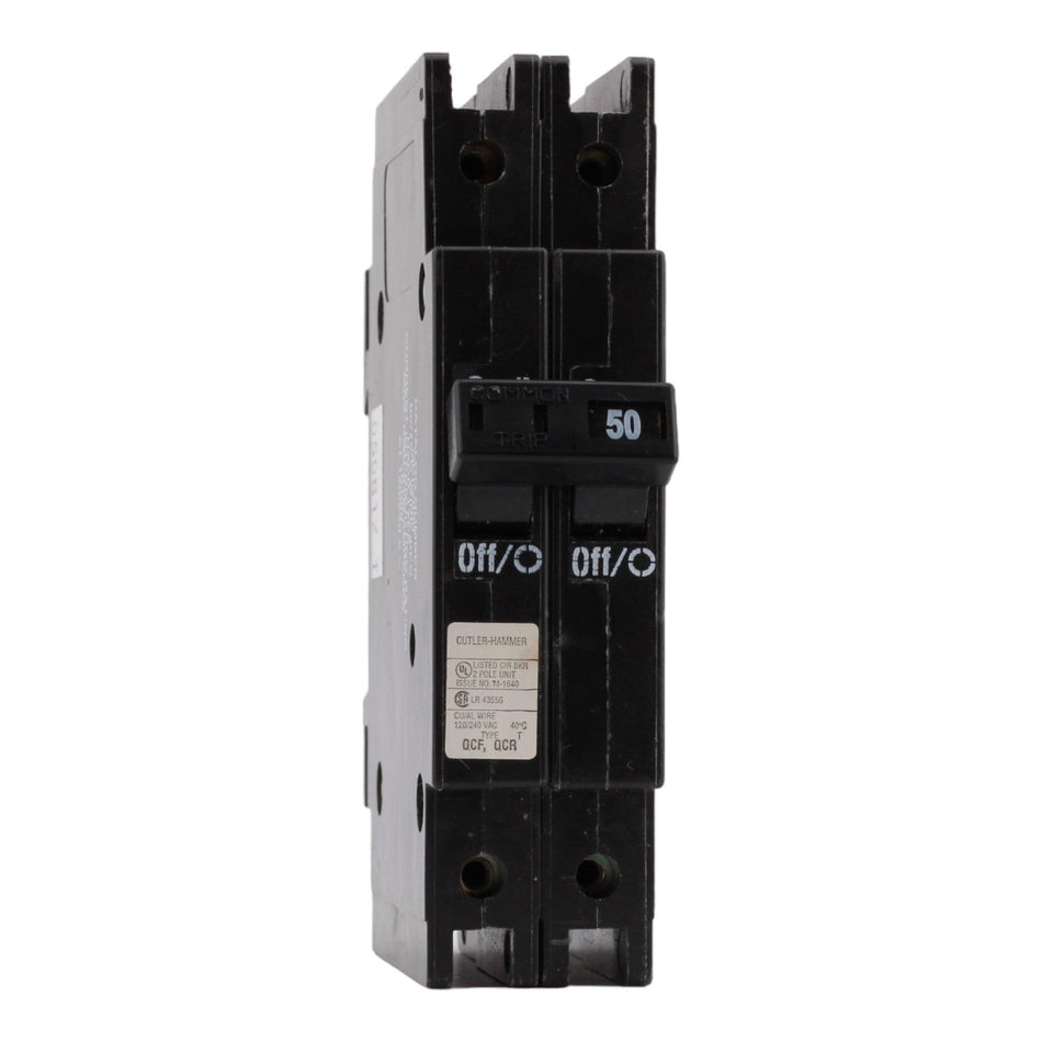 Eaton QCF2050 50 Amp Double Pole 240V Plug-In Standard Trip Circuit Breaker UL - Image 2