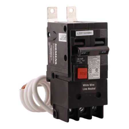 Siemens BE220 20A 2P 120/240V GFCI Circuit Breaker