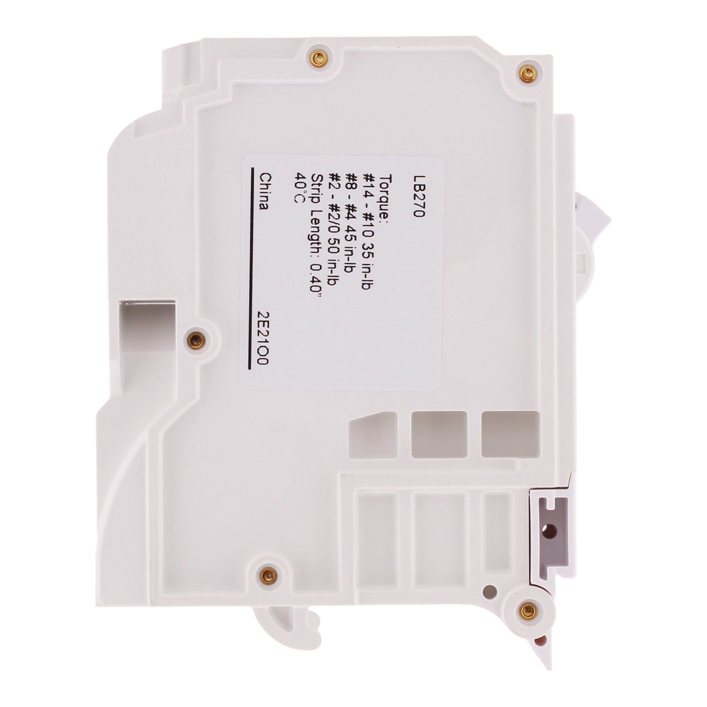 Leviton LB270 70A 2P 120/240V Hydraulic Magnetic Standard Circuit Breaker - Image 5