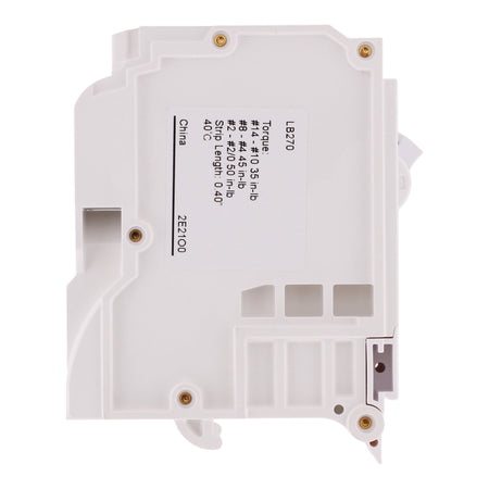 Leviton LB270 70A 2P 120/240V Hydraulic Magnetic Standard Circuit Breaker - Image 5
