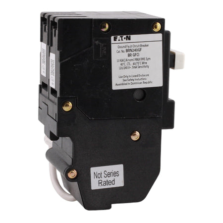 Eaton BRN240GF 40 Amp Double Pole 240V Pigtail-Neutral GFCI Ground Fault Circuit Breaker UL - Image 5