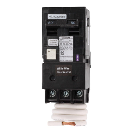 Siemens QF250A 50 Amp Double Pole 240V Pigtail-Neutral GFCI Ground Fault Circuit Breaker UL - Image 2