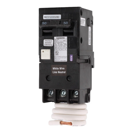 Siemens QF250A 50 Amp Double Pole 240V Pigtail-Neutral GFCI Ground Fault Circuit Breaker UL - Image 3