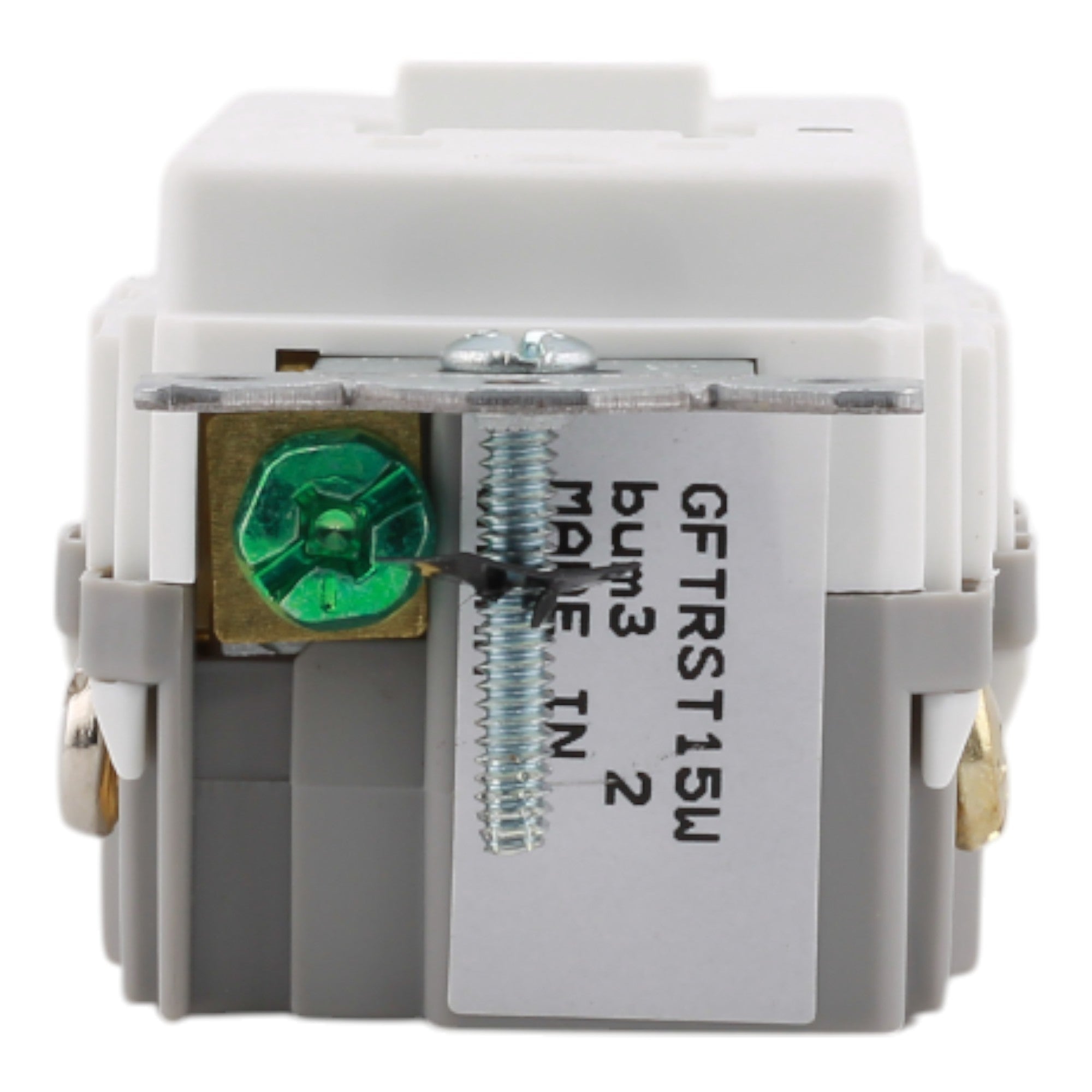 Hubbell GFTRST15W 15A 2P 125V Self-Test TR GFCI Receptacle - Image 8